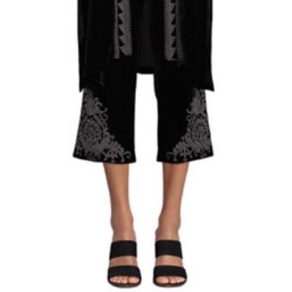 ๐จ๐ Johnny Was โ Hirsch Velvet Embroidery Pants โ - Picture 8 of 8